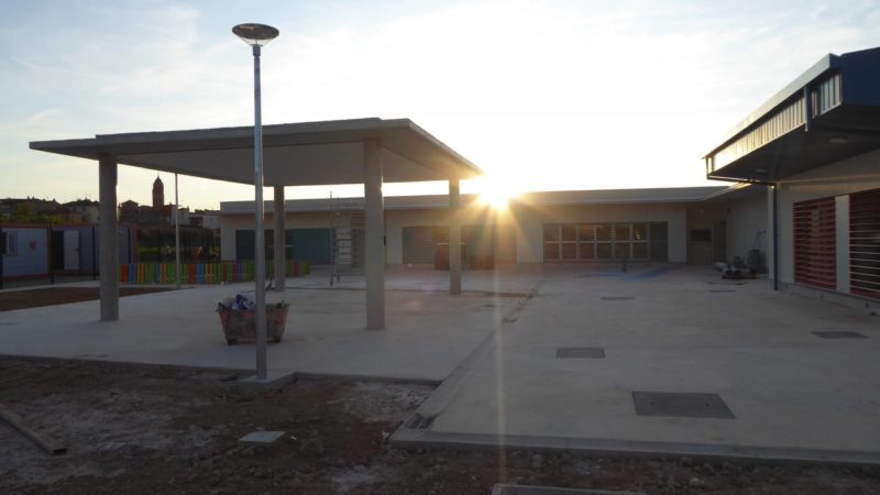 Levitec finaliza las obras del nuevo colegio de Binéfar, que ha comenzado a funcionar este curso