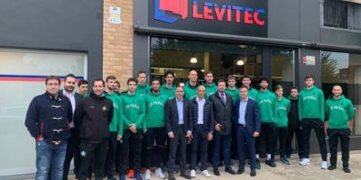 Levitec y el Club Baloncesto Peñas Huesca renuevan su patrocinio un año más