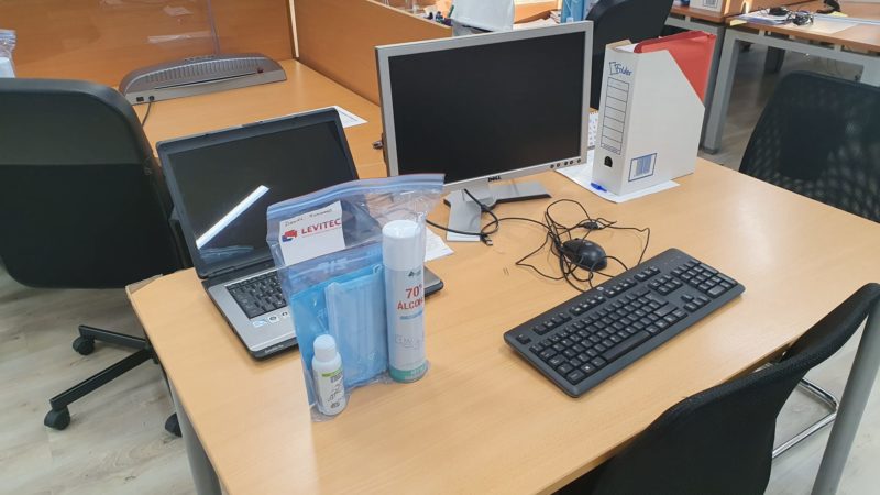 Medidas de protección y turnos con aforo del 50 % para el regreso a la oficina